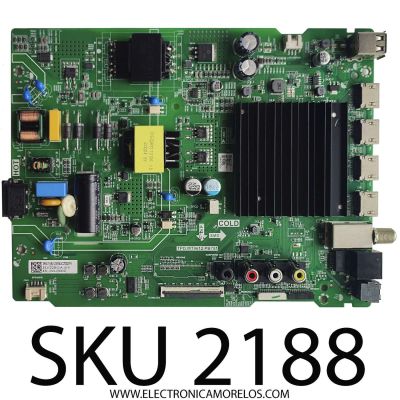 MAIN FUENTE (COMBO) PARA TV TOSHIBA·FIRE TV 4K·UHD·HDR / NUMERO DE PARTE 296071 / TPD.MT9612.PB751 / 43C350U(0002) / PANEL HD425Y1U71-T0L2K2/S2/GM/ROH / DISPLAY HV430QUB-F70 / MODELO 43C350KU 43C350U